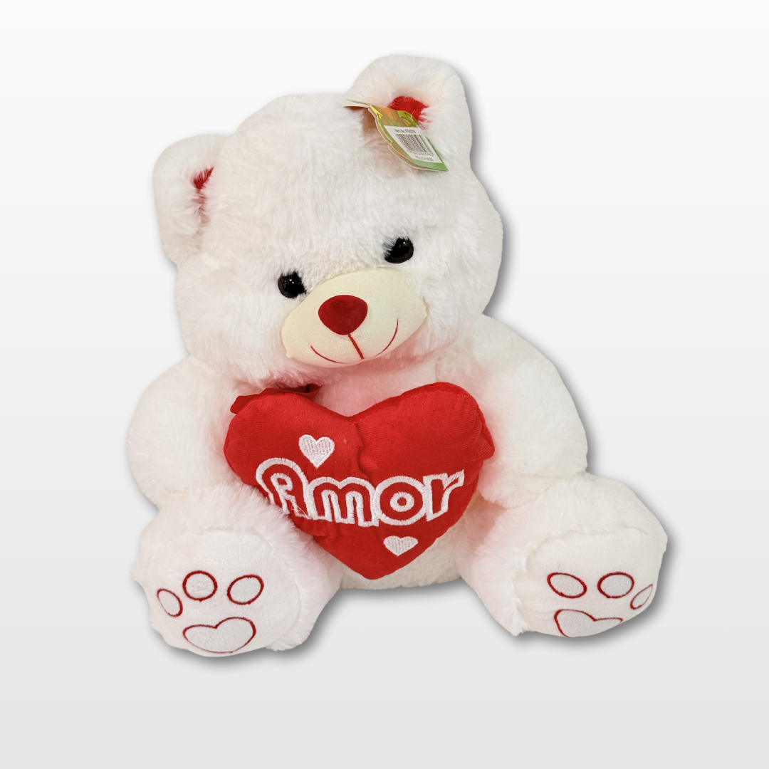 Urso com coraao branco FD5079