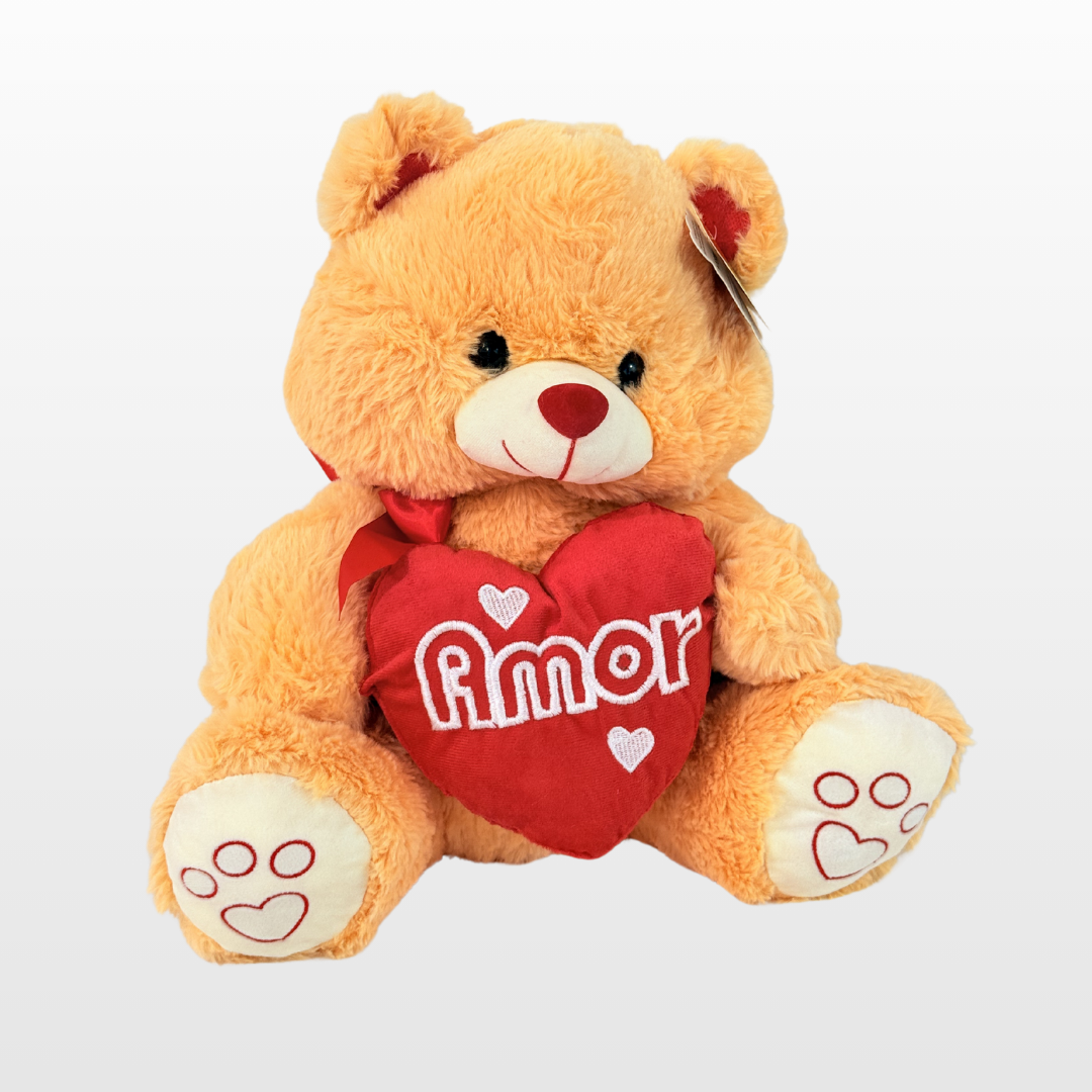 Urso com coraao caramelo FD5079